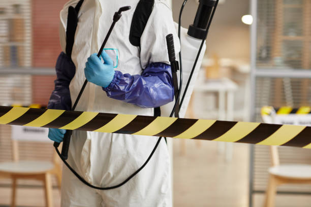 Professional Biohazard Cleanup technician working in Waterford Works, NJ